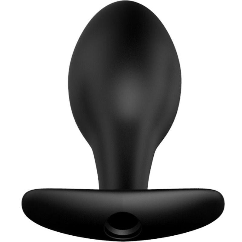 PRETTY LOVE - PLUG ANAL SILICONA FORMA ANCLA 12 MODOS VIBRACIÓN NEGRO