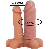 VIRILXL - EXTENSION DE PENE LIQUID SILICONE V3 NATURAL