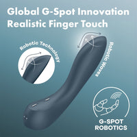 SATISFYER - G-SPOT WAVE 4 VIBRADOR 12 PROGRAMAS DE VIBRACIÓN GRIS OSCURO
