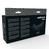 ADDICTED TOYS - DILDO CON ARNÉS SIN SUJECIÓN NEGRO