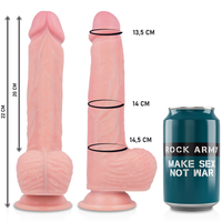 ROCKARMY - HAWK REALISTICO ROTADOR Y VIBRADOR 22 CM -O- 4.6 CM
