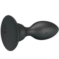 MR PLAY - PLUG ANAL CON VIBRACIÓN NEGRO CONTROL REMOTO