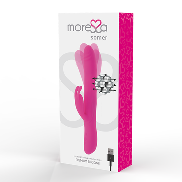 MORESSA - SOMER ROTADOR PERLADO Y POTENTE VIBRACIÓN SILICONA PREMIUM