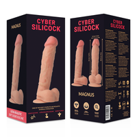 CYBER SILICOCK - MAGNUS REALÍSTICO SILICONA LÍQUIDA 20.5 CM -O- 4.1 CM
